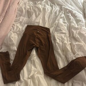 Brown align leggings lululemon size 2